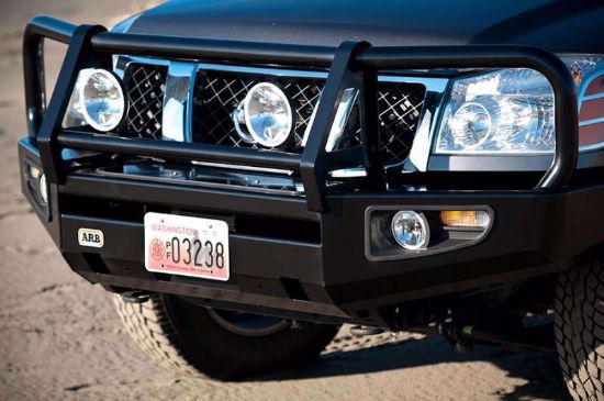 Picture of ARB 3438320 09-21 Nissan Frontier Front Deluxe Steel Bumper