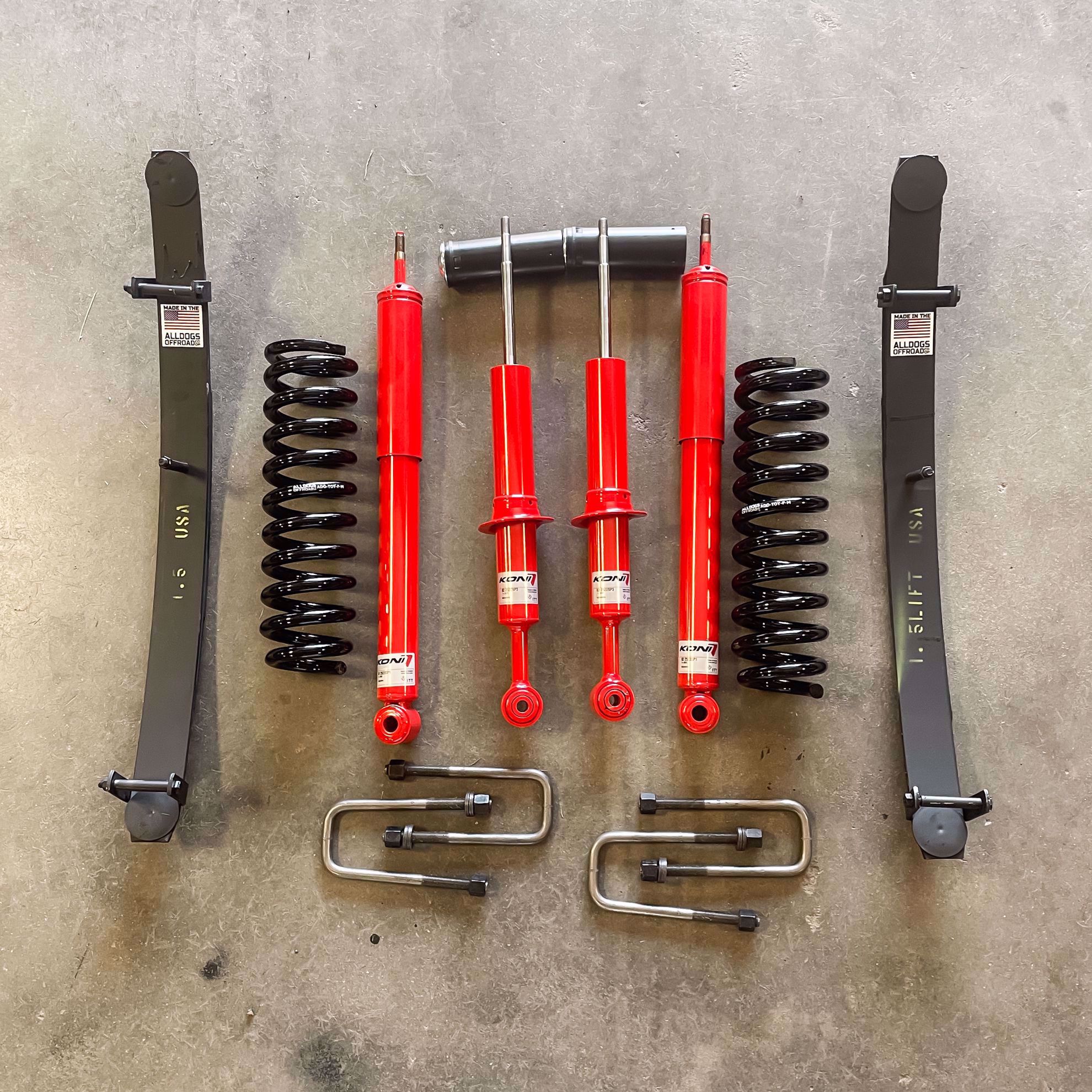 Alldogs Offroad Complete Lift Kit w/ Koni 82 Series Shocks for 2nd Gen  Toyota Tacoma