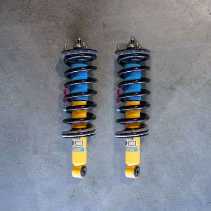 Picture of Assembled Bilstein 4600's with OE Height Coil Springs - 2nd Gen Nissan Frontier/Xterra