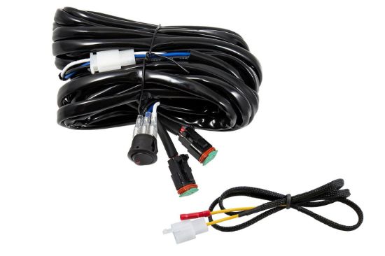 Picture of Diode Dynamics Heavy Duty Dual Output 2-Pin Wiring Harness
