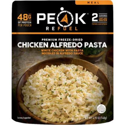 Picture of Peak Refuel Chicken Alfredo Pasta Freeze-Dried Meal