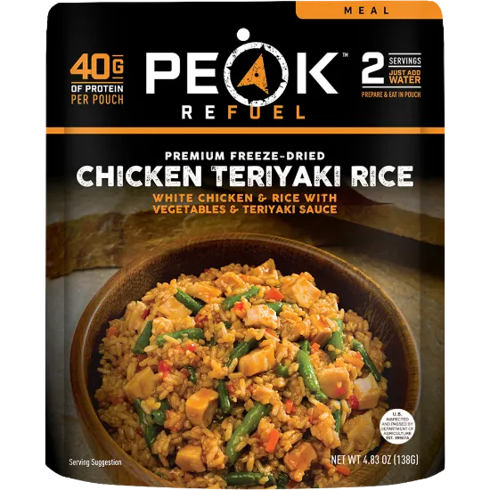 Picture of Peak Refuel Chicken Teriyaki w/ Rice Freeze-Dried Meal