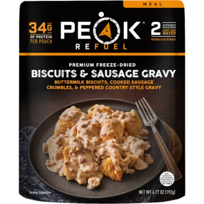 Picture of Peak Refuel Biscuits & Sausage Gravy Freeze-Dried Meal