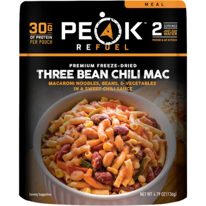 Picture of Peak Refuel Vegan Three Bean Chili Mac Freeze-Dried Meal