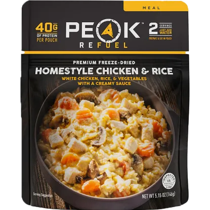 Picture of Peak Refuel Homestyle Chicken w/ Rice Freeze-Dried Meal