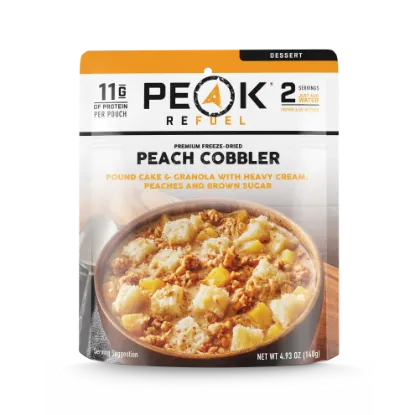 Picture of Peak Refuel Peach Cobbler Freeze-Dried Meal